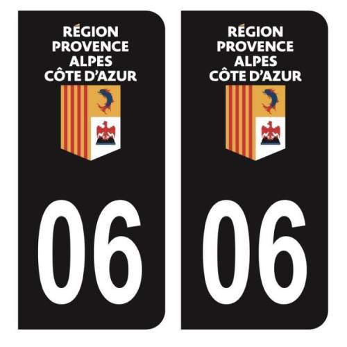 Autocollant Stickers plaque d'immatriculation véhicule auto