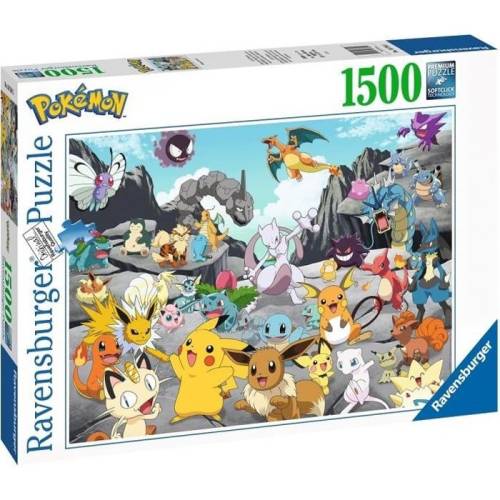 Puzzle Pokémon Classics 1500 pièces - Ravensburger - Puzzle adultes dès 14  ans
