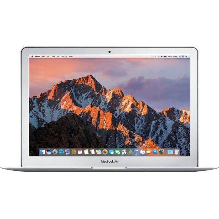 Apple MacBook Air Core i5 1.8 GHz macOS 10.13 High Sierra 8 Go RAM 256 Go SSD 13.3" 1440 x 900 HD Graphics 6000 Wi-Fi kbd :…