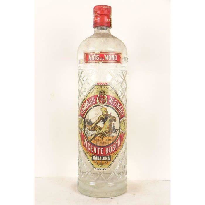100 cl anis del mono vicente bosch badalona anisado refinado (non millésimé années 1970 à 1980) alcool années 70 - Espagne