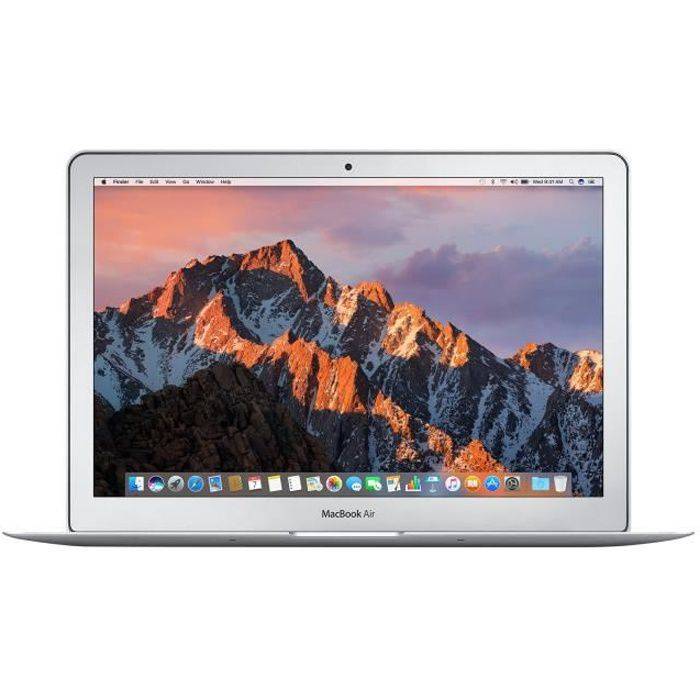 Apple MacBook Air Core i5 1.8 GHz OS X 10.12 Sierra 8 Go RAM 256 Go SSD 13.3" 1440 x 900 HD Graphics 6000 Wi-Fi kbd : allemand