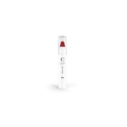 Couleur Caramel Twist & Lips Crayon à Lèvres Bio N°407 Rouge Glossy 3g