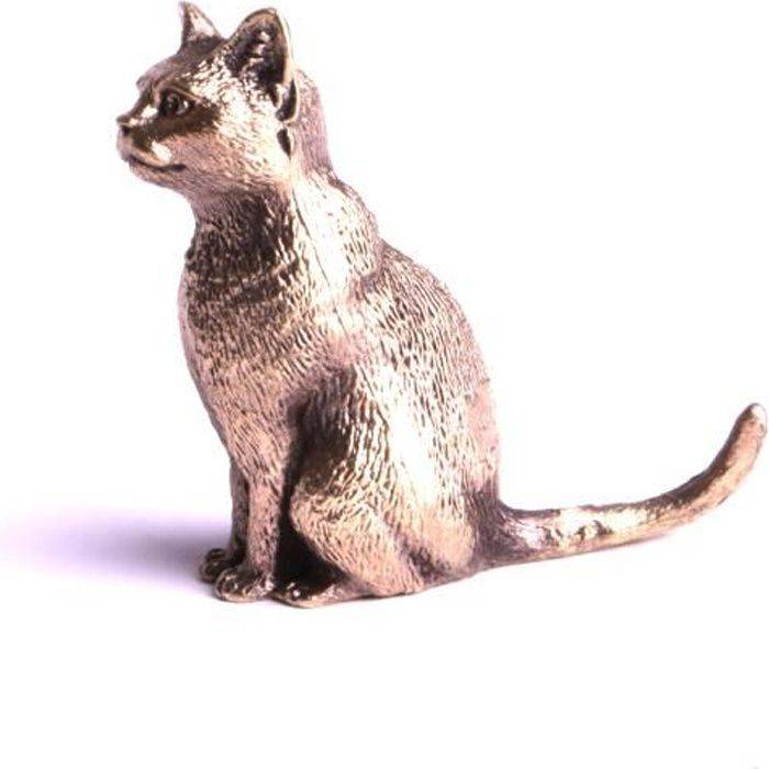 Chat collection miniature sculptures animaux figurine reproduction chaton fabrication atelier artisanal By Mode France.