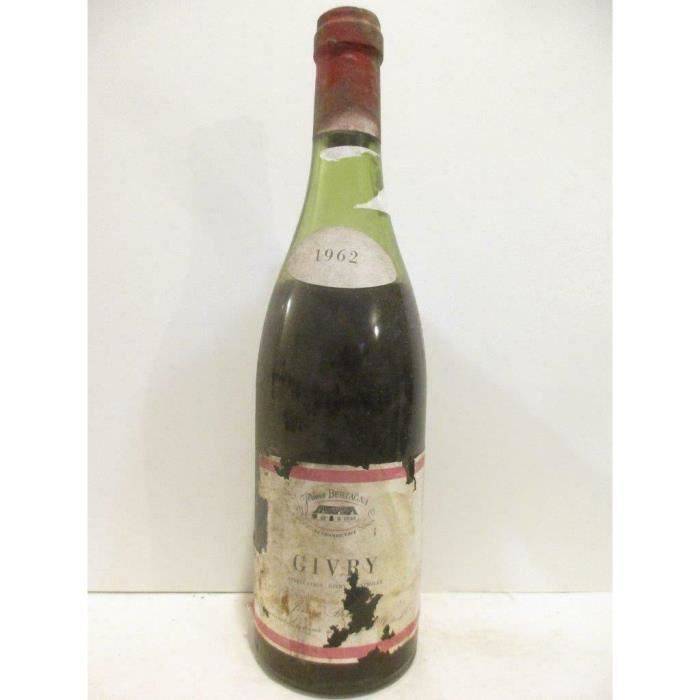 givry jérôme bertagna (étiquette abîmée) rouge 1962 - bourgogne
