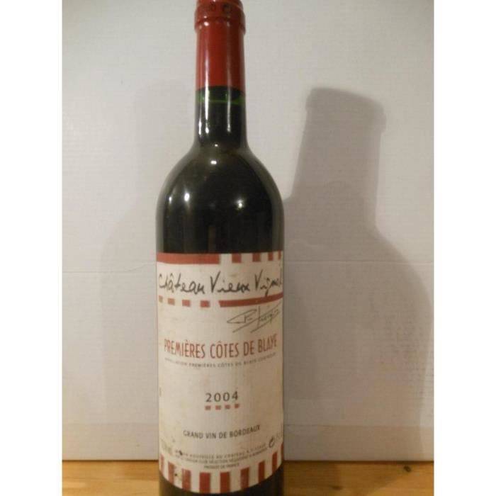 blaye château vieux vignol rouge 2004 - bordeaux france