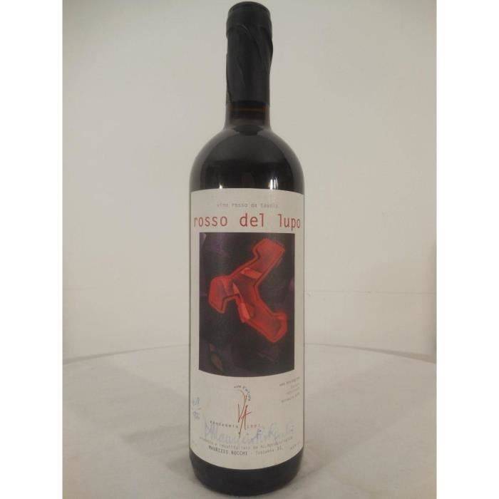 maurizio rocchi rosso del lupo rouge 1997 - vino rosso da tavola Italie