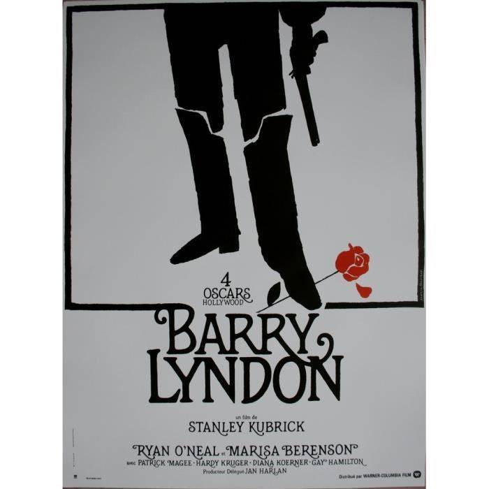 BARRY LYNDON Affiche Cinéma Originale ROULEE Petit format 53x40cm Movie poster Stanley Kubrick R90