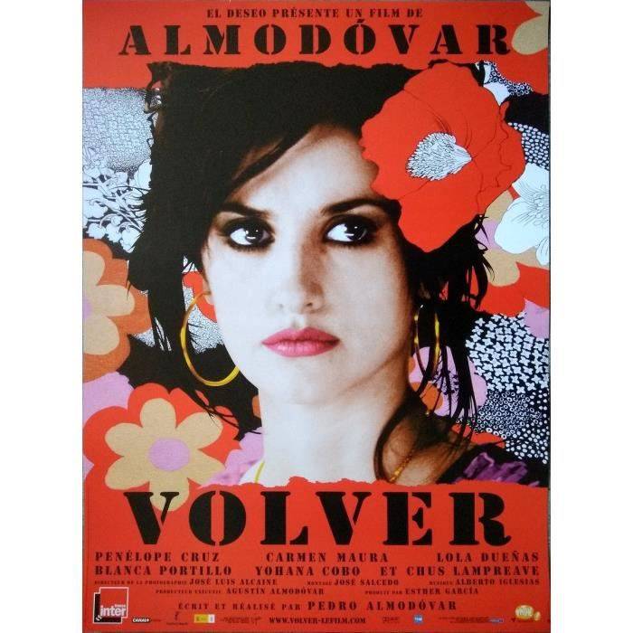 VOLVER Affiche Cinéma Originale ROULEE Petit format 53x40cm Movie Poster Pedro Almodovar