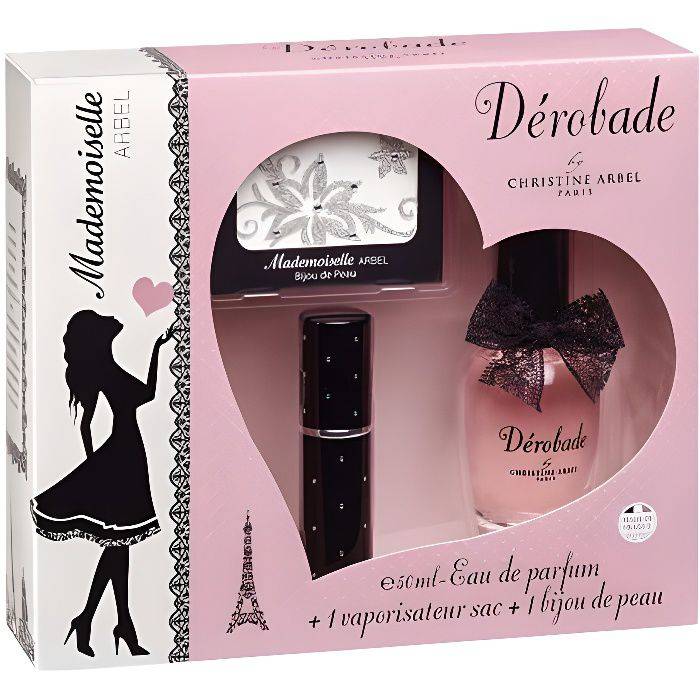 Coffret Mademoiselle Arbel Dérobade by Christine Arbel+cadeaux 1 vapo de sac+bijou de peau