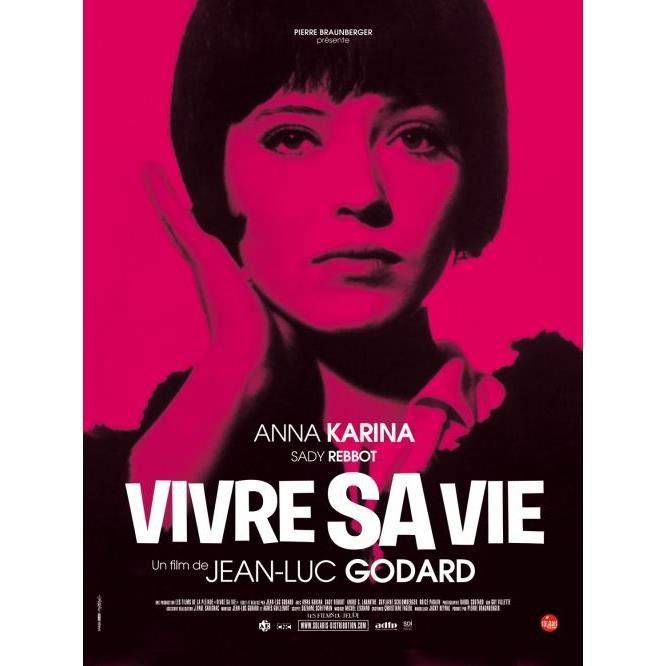 VIVRE SA VIE Affiche Cinéma Originale ROULEE Petit format 53x40cm Rolled Movie poster Jean-Luc Godard