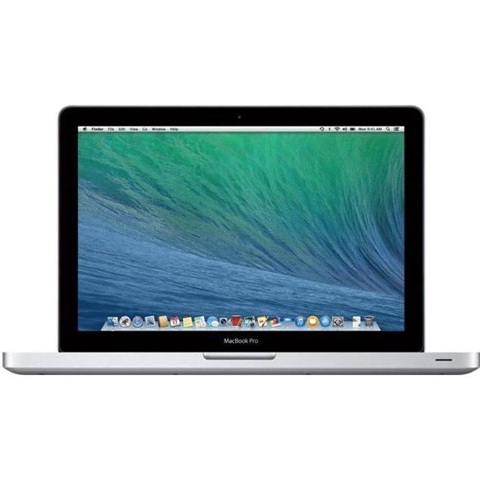 Apple MacBook Pro Core i5 2.5 GHz OS X 10.12 Sierra 4 Go RAM 500 Go HDD graveur DVD double couche 13.3" 1280 x 800 HD Graphics…