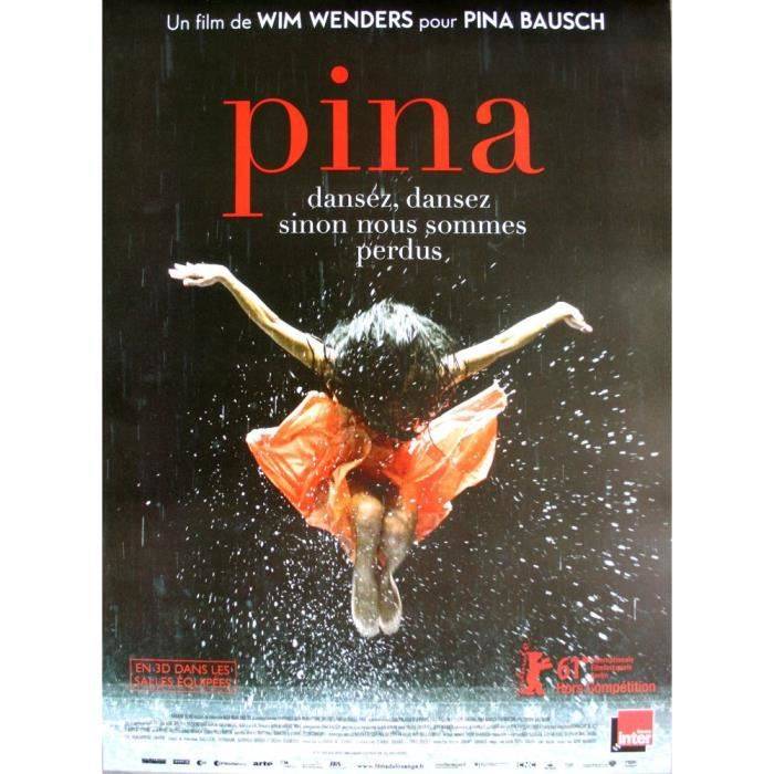 PINA Affiche Cinéma ORIGINALE ROULEE Petit format 53x40cm Movie poster Wim Wenders DANSE
