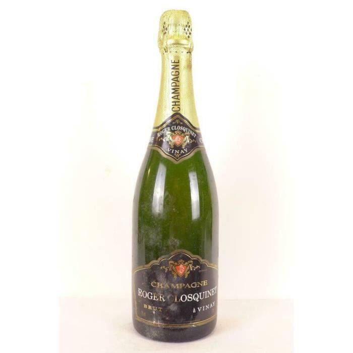 champagne roger closquinet brut (non millésimé années 1980 à 1990) pétillant années 80 - champagne.