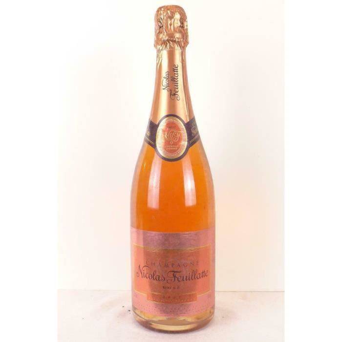 champagne nicolas feuillatte brut (non millésimé années 1990 à 2000) pétillant rosé années 90 - champagne