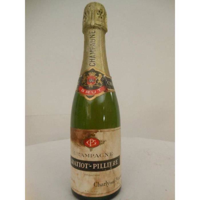 37,5 cl champagne Gratiot Pilliere brut pétillant années 70 - champagne france