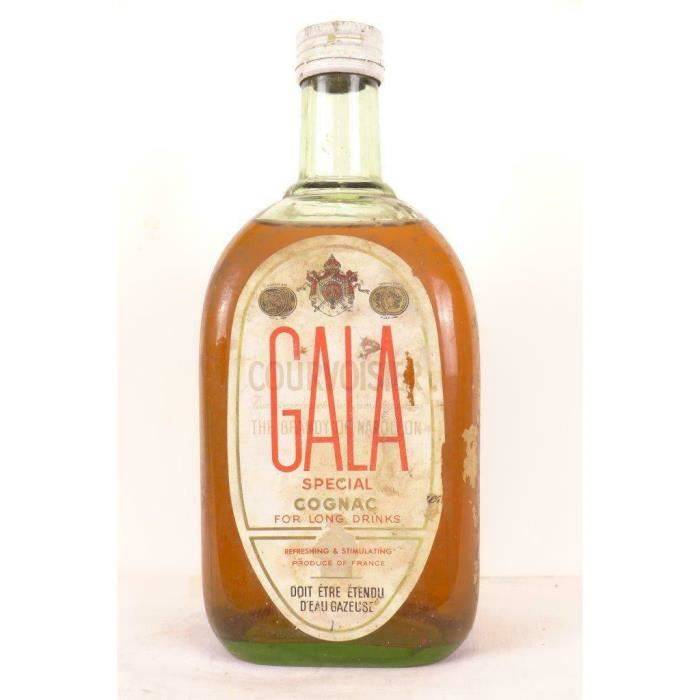 70 cl cognac courvoisier gala special cocktail (non millésimé années 1950 à 1960) alcool années 50 - .