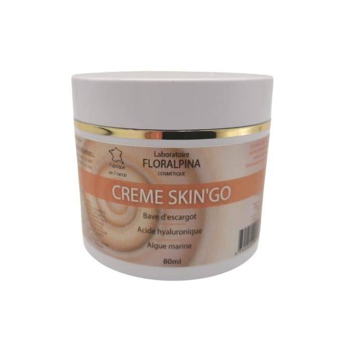 Crème visage Skin'Go  à la bave d’escargot et actifs naturels pour une peau éclatante