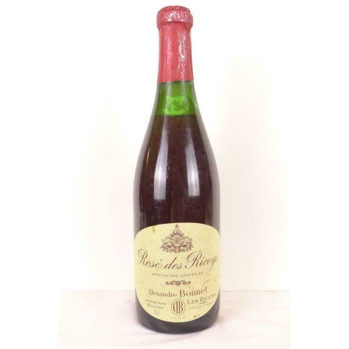 rosé des riceys alexandre bonnet (non millésimé années 1960 à 1970) rosé années 60 - champagne