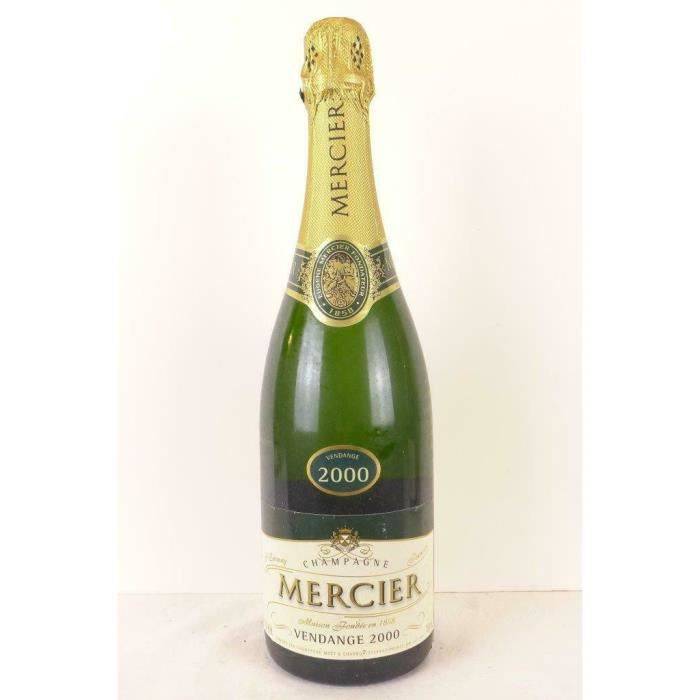 champagne mercier pétillant 2000 - champagne