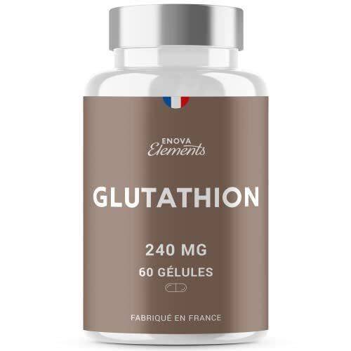 GLUTATHION - Réduit à 98% + NAC - Immunité, Antioxydant, Anti-âge, Peau parfaite - 1 mois de cure - 240 mg - Fabriqué en France