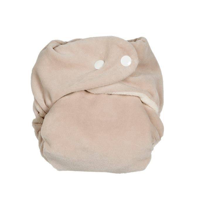 P'tits Dessous - Couche lavable So Bamboo Caillou insert blanc - Taille 1