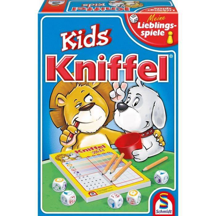 Jeu de société Kniffel Kids - SCHMIDT SPIELE - Dés amusants - 15 min - Intérieur - Mixte