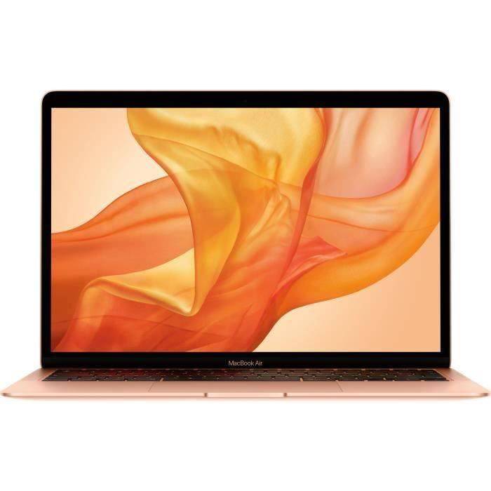 APPLE MacBook Air 13" 2018 i5 - 1,6 Ghz - 8 Go RAM - 128 Go SSD - Or - Reconditionné - Etat correct