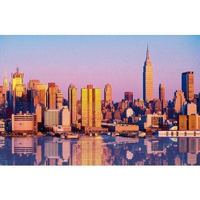 Puzzle 1000 pièces - Reflet de New York - CLEMENTONI - Voyage et cartes - Mixte - Intérieur
