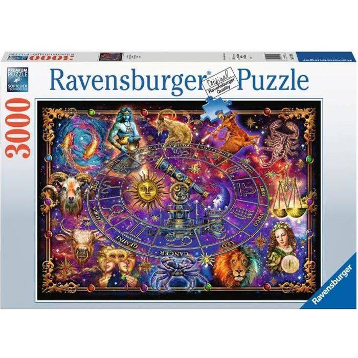 Puzzle 3000 pièces Ravensburger - Signes du zodiaque - Pour adultes dès 14 ans