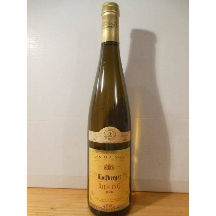 riesling wolfberger blanc 2004 - alsace france