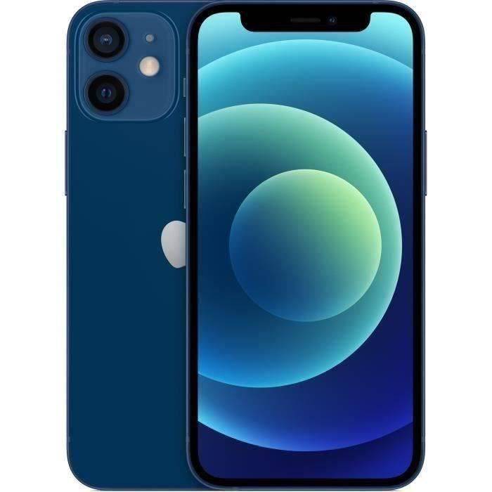 APPLE iPhone 12 mini 64Go Bleu - Reconditionné - Très bon état