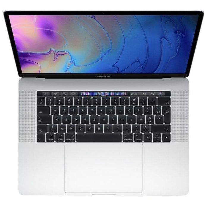 MacBook Pro Touch Bar 15" i9 2,3 Ghz 16 Go RAM 512 Go SSD Argent (2019) - Reconditionné - Très bon état