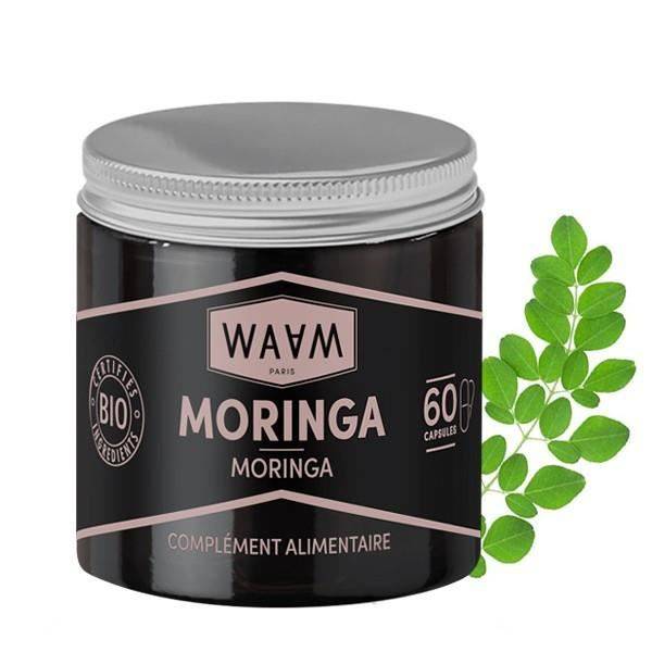 WAAM Cosmetics - Capsules de Moringa Bio - 60 Capsules