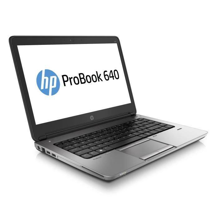 HP ProBook 640 G1, Intel® Core™ i5 de 4<sup>eme<-sup> génération, 2,6 GHz, 35,6 cm (14"), 1600 x 900 pixels, 4 Go, 128 Go