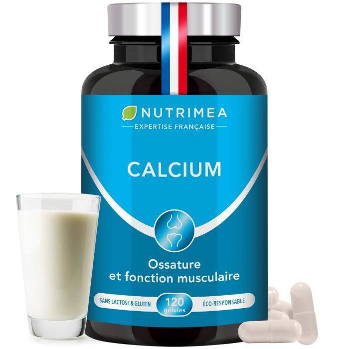 Calcium – Hydratation de la peau & protection des os et des articulations - 90 gélules MADE IN FRANCE - NUTRIMEA