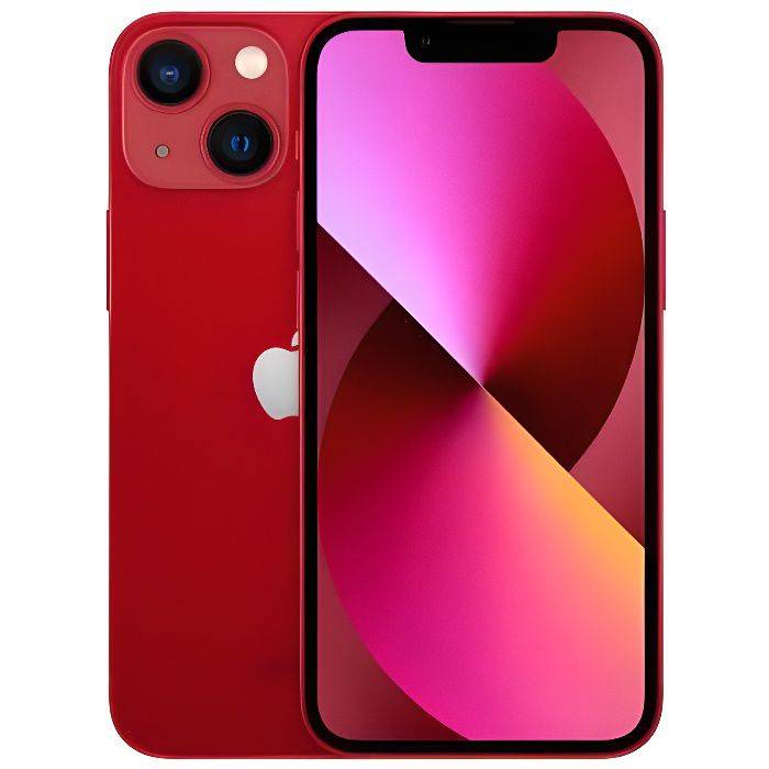 APPLE iPhone 13 mini 128 Go Rouge (2021) - Reconditionné - Etat correct