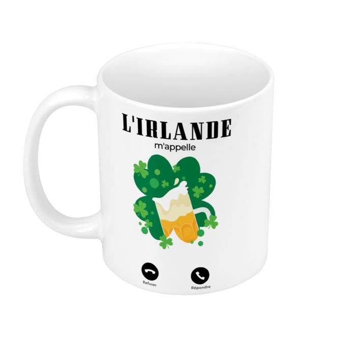 Mug en céramique - Fabulous - L'Irlande M'Appelle - Bière Trèfle St Patrick Culture