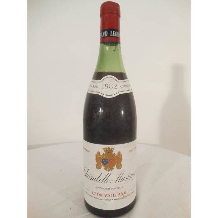chambolle-musigny violland rouge 1982 - bourgogne france