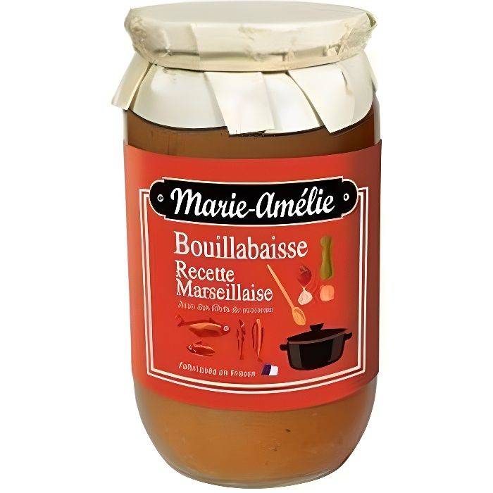 Bouillabaisse recette marseillaise, Bocal 780 gr