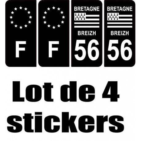1 sticker pour plaque d'immatriculation MOTO , 46 LOT - Stickers