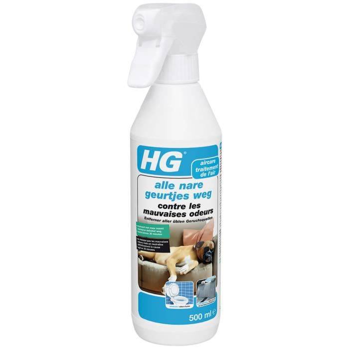 HG contre les mauvaises odeurs, Spray, 500 ml, Universel, Bouteille en plastique