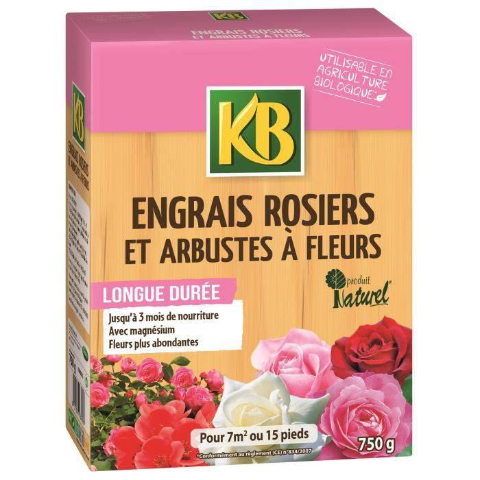 KB Engrais Rosiers et arbustes à fleurs Bio - 750 g