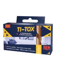 Attrape-Mouches TI-TOX Lot de 4 en Boite Accrochable - Anti volants