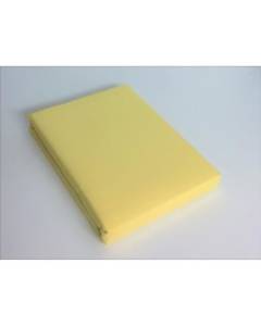 Housse de Couette unie Percale de Coton 80 fils - 220x240 - jaune - Salomé Prestige