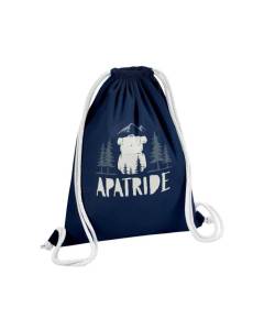 Sac de Gym en Coton Bleu Apatride Backpack backpacker Forêt Voyage 12 Litres