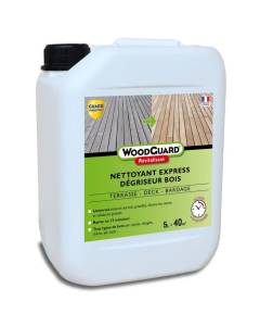 Guard Industrie Dégriseur Nettoyant Bois WoodGuard Revitalisant - Redonne Couleurs au Bois - Efficace en 15 Minutes - 5 L -40m2