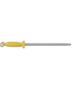 Aiguiseur de couteaux Chaira Arcos 278515 avec lame en acier au carbone de 30 cm et polypropylène jaune mango avec couvercle de