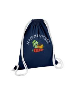 Sac de Gym en Coton Bleu Super Maraîcher Héros Métier Agriculture Jardin 12 Litres