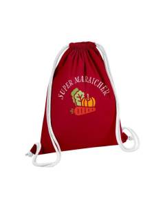 Sac de Gym en Coton Rouge Super Maraîcher Héros Métier Agriculture Jardin 12 Litres