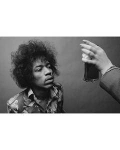 Poster Affiche Jimi Hendrix Rock 70's Photo Vintage Portrait Miroir 61cm x 95cm